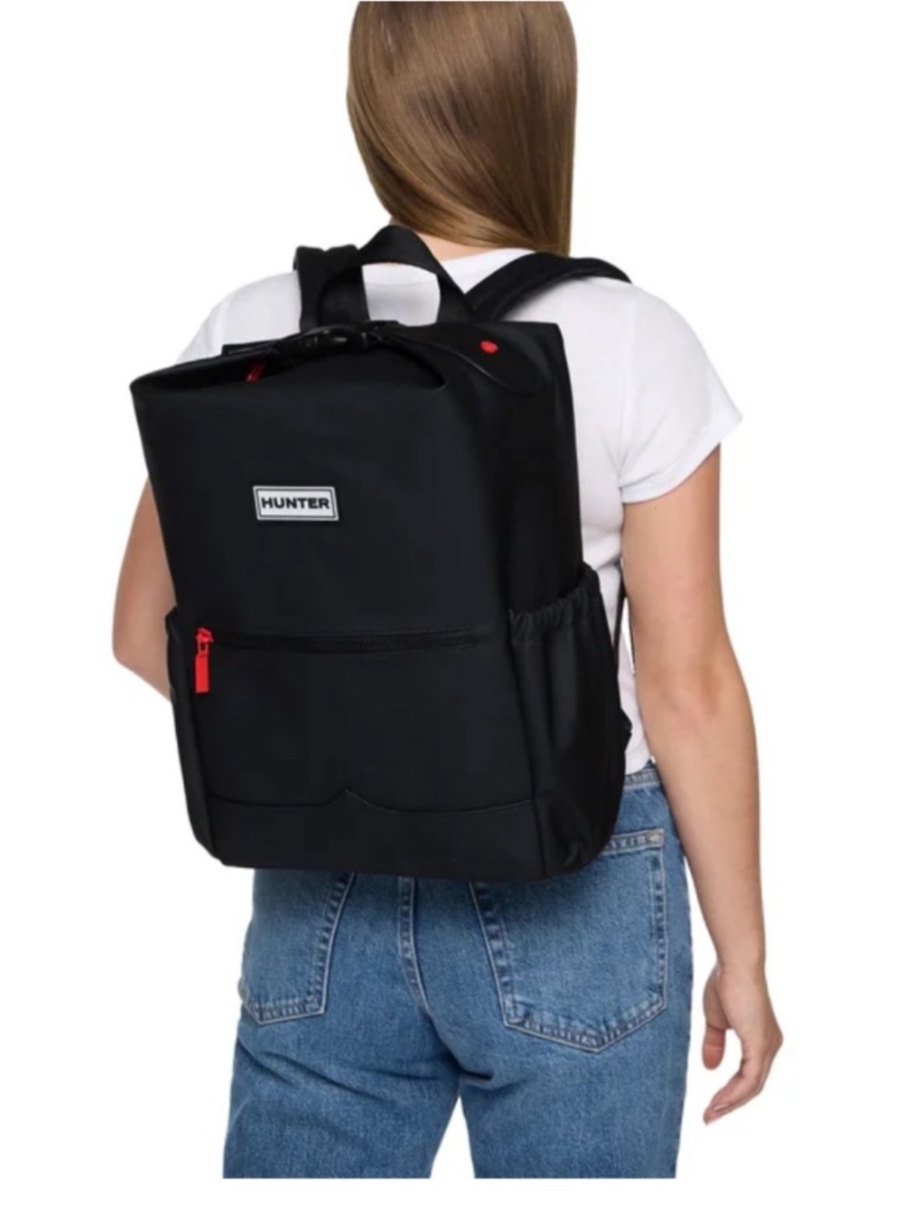 Hunter | Black Backpack Top Clip NWT
